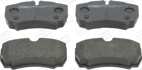 Champion 573746CH - Brake Pad Set, disc brake www.autospares.lv