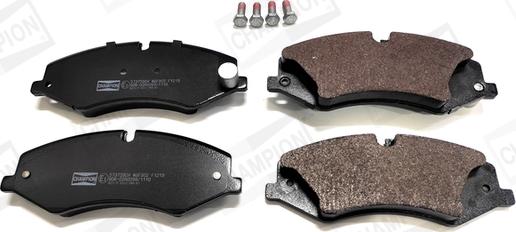 Champion 573759CH - Brake Pad Set, disc brake www.autospares.lv