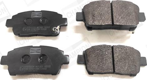 Champion 573737CH - Brake Pad Set, disc brake www.autospares.lv