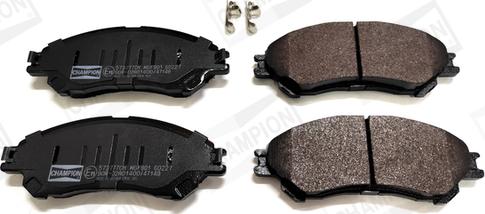 Champion 573777CH - Brake Pad Set, disc brake www.autospares.lv