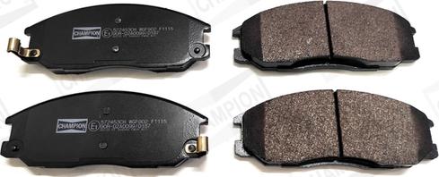 Champion 572453CH - Brake Pad Set, disc brake www.autospares.lv