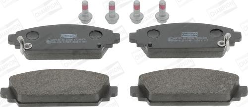 Champion 572464CH - Brake Pad Set, disc brake www.autospares.lv