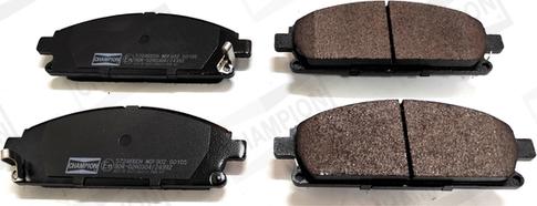 Champion 572466CH - Brake Pad Set, disc brake www.autospares.lv