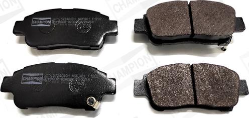 Champion 572404CH - Тормозные колодки, дисковые, комплект www.autospares.lv