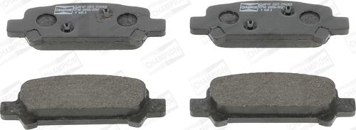 Champion 572424CH - Brake Pad Set, disc brake www.autospares.lv