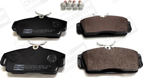 Champion 572422CH - Brake Pad Set, disc brake www.autospares.lv