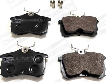 Champion 572478CH - Brake Pad Set, disc brake www.autospares.lv