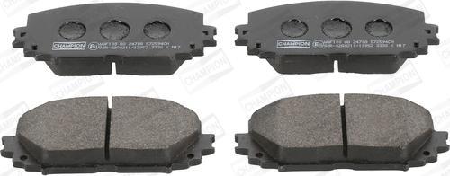 Champion 572594CH - Brake Pad Set, disc brake www.autospares.lv