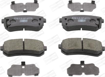 Champion 572590CH - Brake Pad Set, disc brake www.autospares.lv