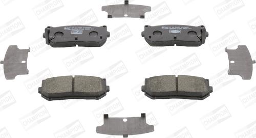 Champion 572556CH - Brake Pad Set, disc brake www.autospares.lv