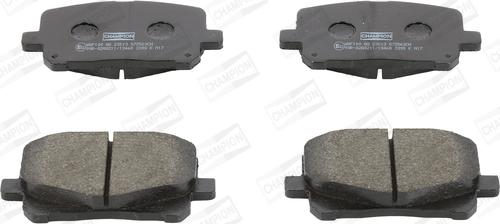 Champion 572563CH - Brake Pad Set, disc brake www.autospares.lv