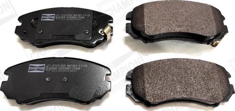 Champion 572514CH - Brake Pad Set, disc brake www.autospares.lv