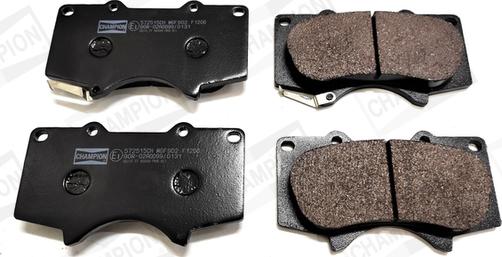 Champion 572515CH - Brake Pad Set, disc brake www.autospares.lv