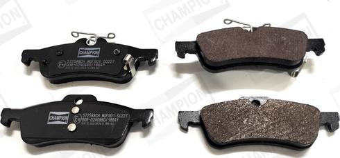 Champion 572588CH - Brake Pad Set, disc brake www.autospares.lv