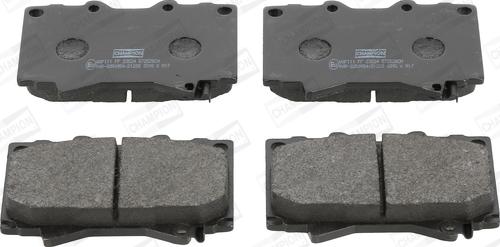 Champion 572528CH - Brake Pad Set, disc brake www.autospares.lv