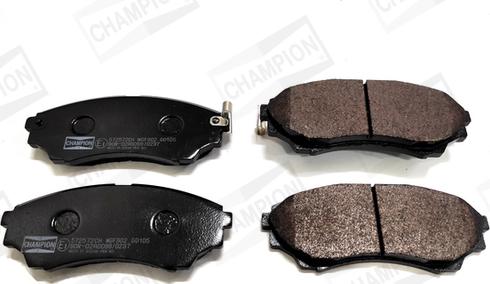 Champion 572572CH - Brake Pad Set, disc brake www.autospares.lv