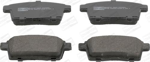 Champion 572644CH - Brake Pad Set, disc brake www.autospares.lv