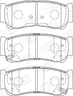 Champion 572608CH - Brake Pad Set, disc brake www.autospares.lv