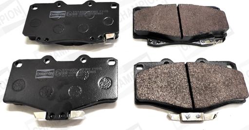 Champion 572140CH - Brake Pad Set, disc brake www.autospares.lv