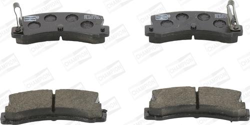 Champion 572182CH - Brake Pad Set, disc brake www.autospares.lv