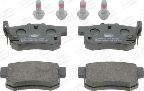 Champion 572138CH - Brake Pad Set, disc brake www.autospares.lv