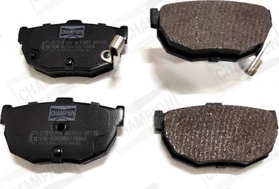 Champion 572127CH - Brake Pad Set, disc brake www.autospares.lv