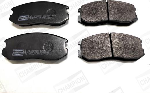 Champion 572375CH - Тормозные колодки, дисковые, комплект www.autospares.lv