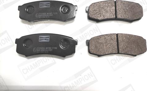 Champion 572245CH - Brake Pad Set, disc brake www.autospares.lv