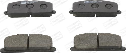 Champion 572255CH - Brake Pad Set, disc brake www.autospares.lv