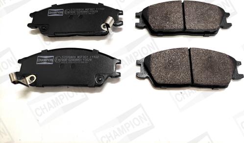 Champion 572268CH - Brake Pad Set, disc brake www.autospares.lv