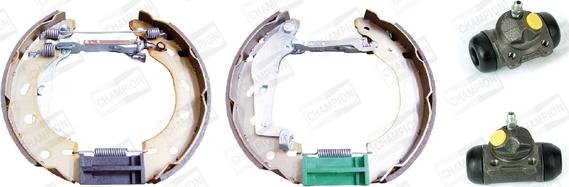 Champion 381474CH - Комплект тормозных колодок, барабанные www.autospares.lv