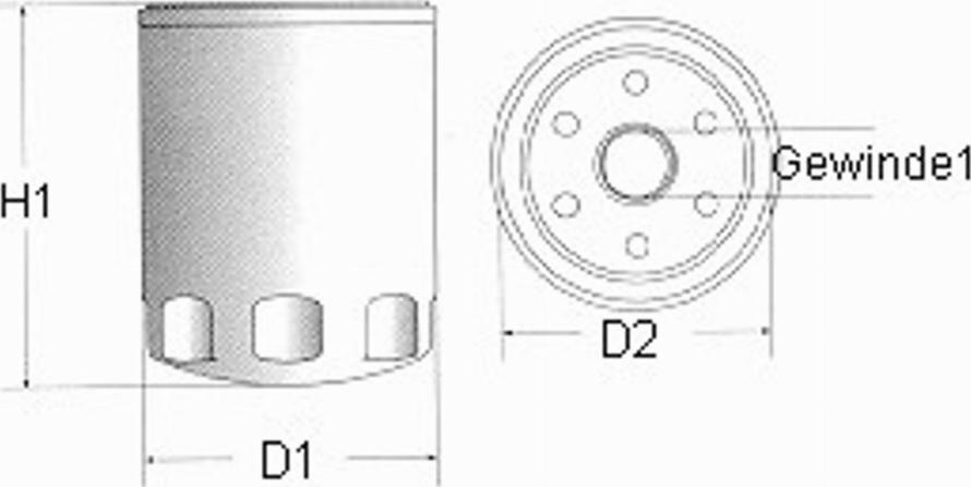 Champion C154/606 - Oil Filter www.autospares.lv