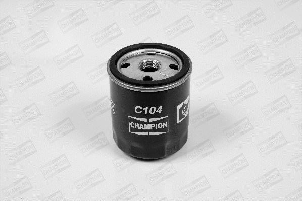 Champion C104/606 - Eļļas filtrs www.autospares.lv