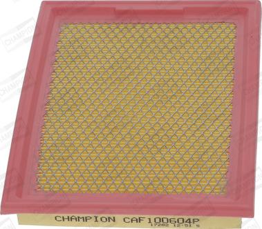 Champion CAF100604P - Gaisa filtrs www.autospares.lv