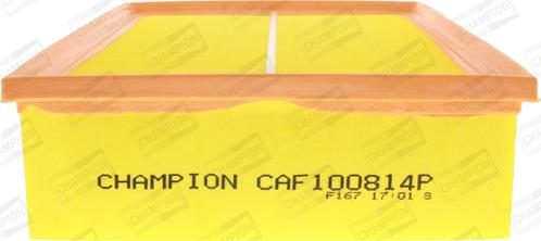 Champion CAF100814P - Воздушный фильтр, двигатель www.autospares.lv