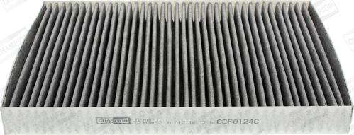 Champion CCF0124C - Filter, interior air www.autospares.lv