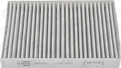 Champion CCF0323C - Filter, interior air www.autospares.lv