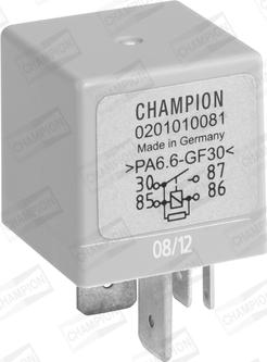 Champion CCU081 - Relejs, Palaišanas iekārta www.autospares.lv