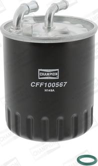 Champion CFF100567 - Degvielas filtrs www.autospares.lv