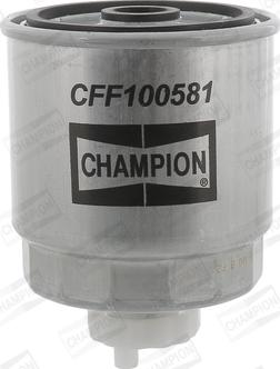 Champion CFF100581 - Degvielas filtrs autospares.lv