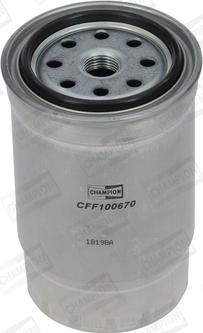 Champion CFF100670 - Degvielas filtrs www.autospares.lv