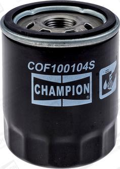 Champion COF100104S - Масляный фильтр www.autospares.lv