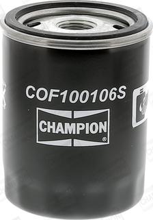 Champion COF100106S - Eļļas filtrs www.autospares.lv