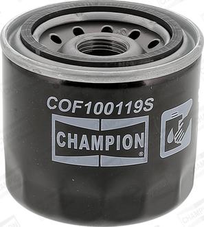 Champion COF100119S - Eļļas filtrs www.autospares.lv