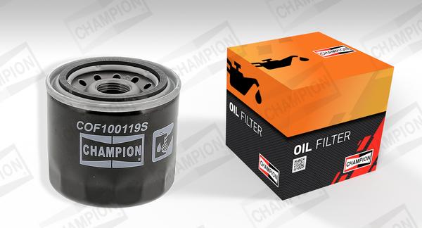 Champion COF100119S - Eļļas filtrs autospares.lv