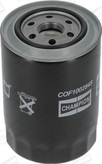 Champion COF100284S - Eļļas filtrs autospares.lv