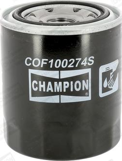 Champion COF100274S - Eļļas filtrs www.autospares.lv