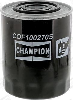 Champion COF100270S - Eļļas filtrs www.autospares.lv