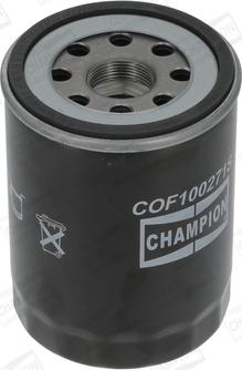 Champion COF100271S - Eļļas filtrs autospares.lv