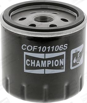 Champion COF101106S - Масляный фильтр www.autospares.lv